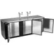 Beverage Air DD94HC-1-B 95" Draft Beer Cooler, 5‑Keg, 37.8 cu ft, Black, 2Col Faucet R290 1/3 HP USA 3 image