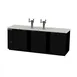 Beverage Air DD94HC-1-B 95" Draft Beer Cooler, 5‑Keg, 37.8 cu ft, Black, 2Col Faucet R290 1/3 HP USA 1 image