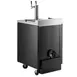 Beverage Air DZ24-1-B Dual Zone 24" Keg Cooler, Black, 7.44 cu ft, 4 1/6-Barrel Kegs, 2-Tap, Comp 5 image