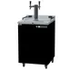 Beverage Air DZ24-1-B Dual Zone 24" Keg Cooler, Black, 7.44 cu ft, 4 1/6-Barrel Kegs, 2-Tap, Comp 1 image