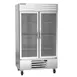 Beverage Air FB44HC-1G 47" 2-Section Glass Door Reach-In Freezer, Bottom Mount, 44 cu. ft., Stainless Steel Front 1 image