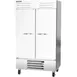 Beverage Air FB44HC-1S 47" 2-Solid Door Reach-In Freezer, Bottom Mounted, 44 cu. ft., Stainless Steel Front 2 image
