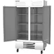 Beverage Air FB44HC-1S 47" 2-Solid Door Reach-In Freezer, Bottom Mounted, 44 cu. ft., Stainless Steel Front 4 image