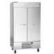 Beverage Air FB44HC-1S 47" 2-Solid Door Reach-In Freezer, Bottom Mounted, 44 cu. ft., Stainless Steel Front 1 image