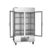 Beverage Air HBF44HC-1-G 47" 2-Section Glass Door Reach-In Freezer, Bottom Mounted, 44 cu. ft., Stainless Steel 3 image