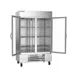 Beverage Air HBF49HC-1-G 52" 2-Glass Door Reach-In Freezer, Bottom Mounted, 46.2 cu. ft., Stainless Steel 3 image