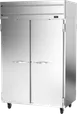 Beverage Air HH2-1S-PT 2-Section Pass-Thru Heated Holding Cabinet, 45 cu ft, Stainless Steel Front & Sides, Solid Doors, 6 Shelves 1 image