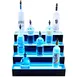 Beverage Air LBD4-36L 36" Four Tier Lighted Liquor Display, 32 Bottles 3 image