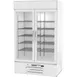 Beverage Air MMR44HC-1-W-IQ 47" Two Glass Door Merchandiser Refrigerator in White, 40 cu. ft. 2 image