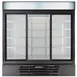 Beverage Air MMR66HC-1-B 75" Three Glass Door Merchandiser Refrigerator in Black, 64.4 cu. ft. 4 image