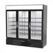 Beverage Air MMR72HC-1-B 75" Three Glass Door Merchandiser Refrigerator in Black, 68.5 cu. ft. 1 image
