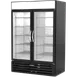 Beverage Air MMRR49HC-1-A-BW 52" Dual Temp 2 Glass Door Merchandiser in Black, 42 cu. ft. 1 image