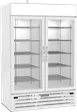 Beverage Air MMRR49HC-1-A-WW 52" Dual Temp 2 Glass Door Merchandiser in White, 42 cu. ft. 1 image
