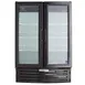 Beverage Air MT21-1B 39" 2-Section Marketeer Glass Door Merchandiser in Black, 16.77 cu. ft. 7 image