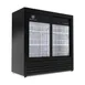 Beverage Air MT41-48-1 47" 2-Section Marketeer Sliding Glass Door Merchandiser in Black, 16.4 cu. ft. 1 image