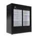 Beverage Air MT41-54-1 47" 2-Section Marketeer Glass Door Merchandiser in Black, 19.5 cu. ft. 1 image
