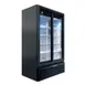 Beverage Air MT49-1-SDB 47" 2-Section Marketeer Glass Door Merchandiser in Black, 39 cu. ft. 1 image