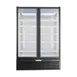 Beverage Air MT53-1B 54" 2-Section Marketeer Glass Door Merchandiser in Black, 41.66 cu. ft. 1 image