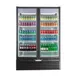Beverage Air MT53-1B 54" 2-Section Marketeer Glass Door Merchandiser in Black, 41.66 cu. ft. 2 image