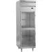 Beverage Air PF1HC-1BHG 26" One Section Reach-In Freezer w/ 2 Half Glass Doors, Aluminum Interior, 21 cu. ft. 1 image