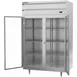 Beverage Air PF2HC-1BG 52" Two Section Reach-In Freezer w/ 2 Glass Doors, Aluminum Interior, 45 cu. ft. 4 image