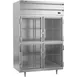 Beverage Air PF2HC-1BHG 52" Two Section Reach-In Freezer w/ 4 Half Glass Doors, Aluminum Interior, 45 cu. ft. 1 image