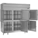 Beverage Air PF3HC-1AHS 78" Three Section Reach-In Freezer w/ 6 Half Solid Doors, Aluminum Interior, 68 cu. ft. 3 image
