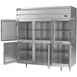 Beverage Air PF3HC-1AHS 78" Three Section Reach-In Freezer w/ 6 Half Solid Doors, Aluminum Interior, 68 cu. ft. 4 image