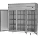 Beverage Air PF3HC-1AS 78" 3-Section Reach-In Freezer w/ 3 Solid Doors, Aluminum Interior, 68 cu. ft. 4 image