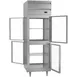 Beverage Air PFD1HC-1BHG 27" One Section Pass-Thru Freezer w/ 4 Glass Half Doors, 23 cu. ft. 3 image