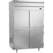 Beverage Air PFD2HC-1AHS 52" Two Section Pass-Thru Freezer w/ 8 Solid Half Doors, 48 cu. ft. 1 image