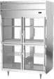 Beverage Air PH2-1BHG-PT 2-Section “8” Doors Clear Heated Holding Cabinet Stainless Steel 1 image