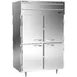 Beverage Air PH2-1HS-PT 2-Section “8” Half Height Solid Door Heated Holding Cabinet, 43.3 cu ft, Stainless Steel 2 image