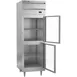 Beverage Air PR1HC-1BHG 26" 1-Section Reach-In Refrigerator w/ 2 Glass Half Doors, Top Mounted, Aluminum Interior, 21 cu. ft. 3 image