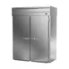 Beverage Air PRT2XTHC-1AS 68" Two Section Roll-Thru Refrigerator w/ 4 Solid Doors, Extra Tall, Self-Contained, Aluminum Interior, 85.75 cu. ft. 1 image