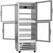 Beverage Air RID18HC-HG 27" 1-Section Pass-Thru Refrigerator w/ 4 Glass Half-Doors, Bottom Mounted, 18.38 cu. ft. 3 image