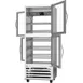 Beverage Air RID18HC-HG 27" 1-Section Pass-Thru Refrigerator w/ 4 Glass Half-Doors, Bottom Mounted, 18.38 cu. ft. 4 image