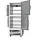 Beverage Air RID18HC-HS 27" 1-Section Pass-Thru Refrigerator w/ 4 Solid Half-Doors, Bottom Mounted, 18.38 cu. ft. 3 image