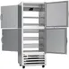 Beverage Air RID18HC-HS 27" 1-Section Pass-Thru Refrigerator w/ 4 Solid Half-Doors, Bottom Mounted, 18.38 cu. ft. 4 image