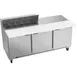 Beverage Air SPE72HC-10C 72" Three Section Sandwich/Salad Prep Table w/ 3 Doors, 10 pans, 20 cu. ft. 2 image