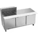 Beverage Air SPE72HC-12C 72" Three Section Sandwich/Salad Prep Table w/ 3 Doors, 12 pans, 20 cu. ft. 2 image