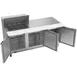 Beverage Air SPE72HC-12C 72" Three Section Sandwich/Salad Prep Table w/ 3 Doors, 12 pans, 20 cu. ft. 3 image