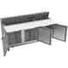 Beverage Air SPE72HC-18C 72" Three Section Sandwich/Salad Prep Table w/ 3 Doors, 18 pans, 20 cu. ft. 3 image