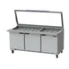 Beverage Air SPE72HC-30M-STL 72" Mega Top Sandwich / Salad Prep Table w/ 3 Doors, 30 Pans 1 image