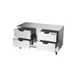 Beverage-Air UCFD60AHC-4 60" 2-Section Undercounter Freezer w/ 4 Drawers, 15.8 cu. ft. 4 image