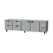 Beverage Air UCRD119AHC-4 119" Four Section Undercounter Refrigerator w/ 4 Drawers & 2 Doors 1 image