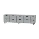 Beverage Air UCRD119AHC-8 119" Four Section Undercounter Refrigerator w/ 8 Drawers, 40.5 cu. ft. 1 image