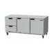 Beverage Air UCRD72AHC-2 72" Three Section Undercounter Refrigerator w/ 2 Drawers & 2 Doors 1 image