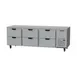Beverage Air UCRD93AHC-6 93" Three Section Undercounter Refrigerator w/ 6 Drawers, 30 cu. ft. 1 image