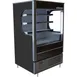 Beverage Air VMHC-7-1-B 35" Black Vuemax Open Air Merchandiser, 3 Shelves, Vertical Case, Glass Sides, 10 cu. ft. 1 image